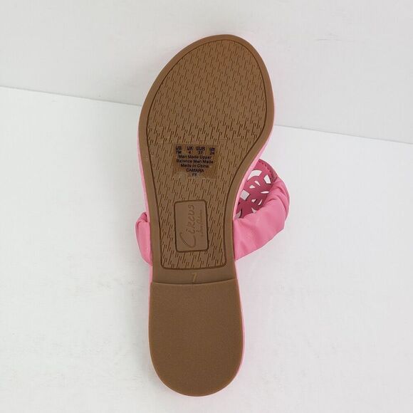 Circus By Sam Edelman Camara Womens Size 7 Pink Confetti Slip On Sandals H6131S1 - Picture 8 of 12